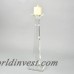 Darby Home Co Clear-Cut Standing Crystal Candlestick DABY1999